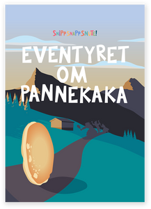 Plakat av eventyret om Pannekaka